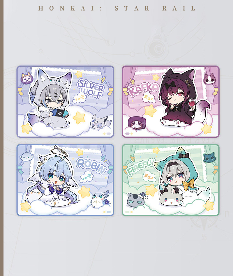 [Official Merch] Honkai: Star Rail Chibi Throw Blanket - Girls Dormitory Series