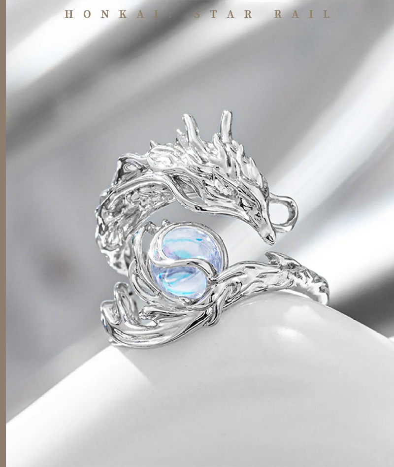 [Official Merch] Honkai: Star Rail Dan Heng • Imbibitor Lunae Impression Ring — Galaxy Star Series