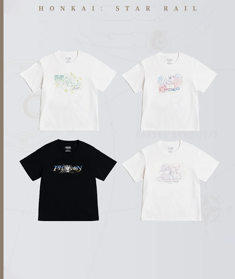 [Official Merch] Honkai: Star Rail "Memories of Journeying Together" T-Shirt
