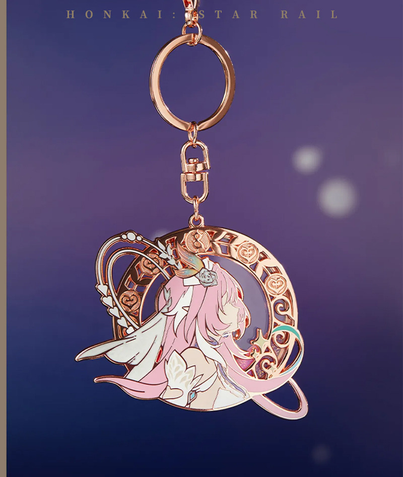 [Official Merch] Honkai: Star Rail Cyrene Impression Quicksand Metal Keychain