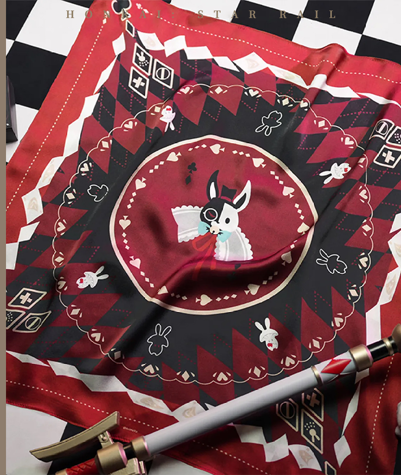 [Official Merch] HSR Character Impression Series Mulberry Silk Scarf Set - Sparxie Ver.
