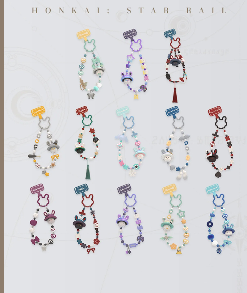 [Official Merch] HSR Bunny Mushroom & Mushroom Bunny Series Phone Lanyard Blind Box