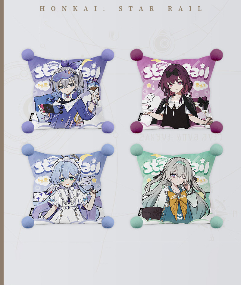 [Official Merch] Honkai: Star Rail Throw Pillows - Girls Dormitory Series