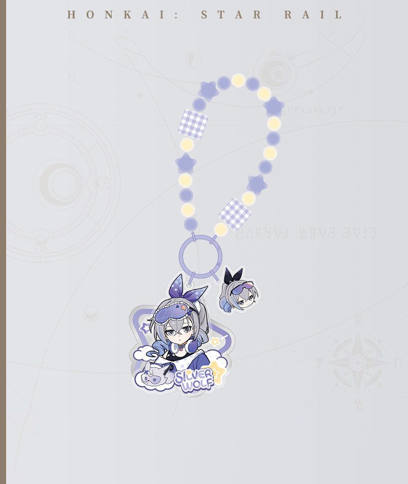 [Copy][Official Merch] Honkai: Star Rail Keychains - Girls Dormitory Series