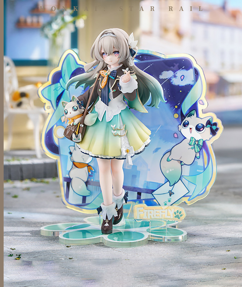 [Official Merch] Honkai: Star Rail Chibi Cat Series Firefly Scale Figure
