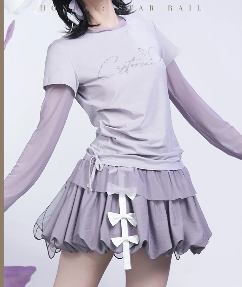 [Official Merch] Honkai Star Rail Castorice Impression Bubble Skirt