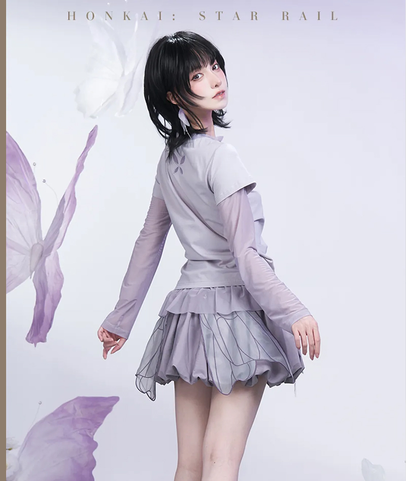 [Official Merch] Honkai: Star Rail Castorice Impression Clothing Layered T-shirt