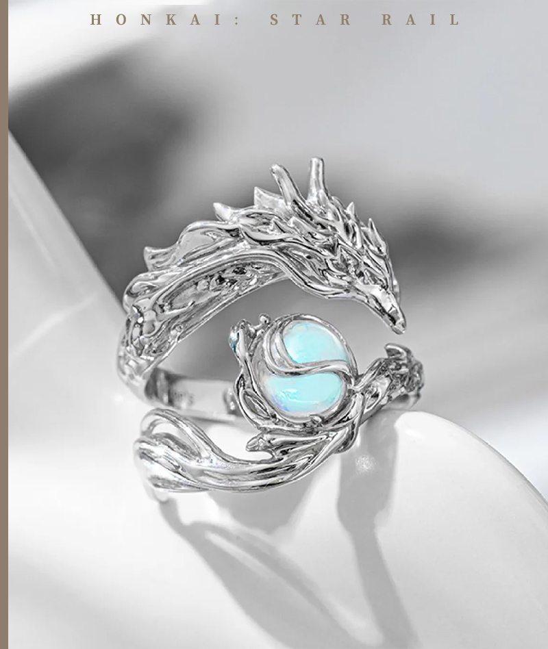 [Official Merch] Honkai: Star Rail Dan Heng • Imbibitor Lunae Impression Ring — Galaxy Star Series