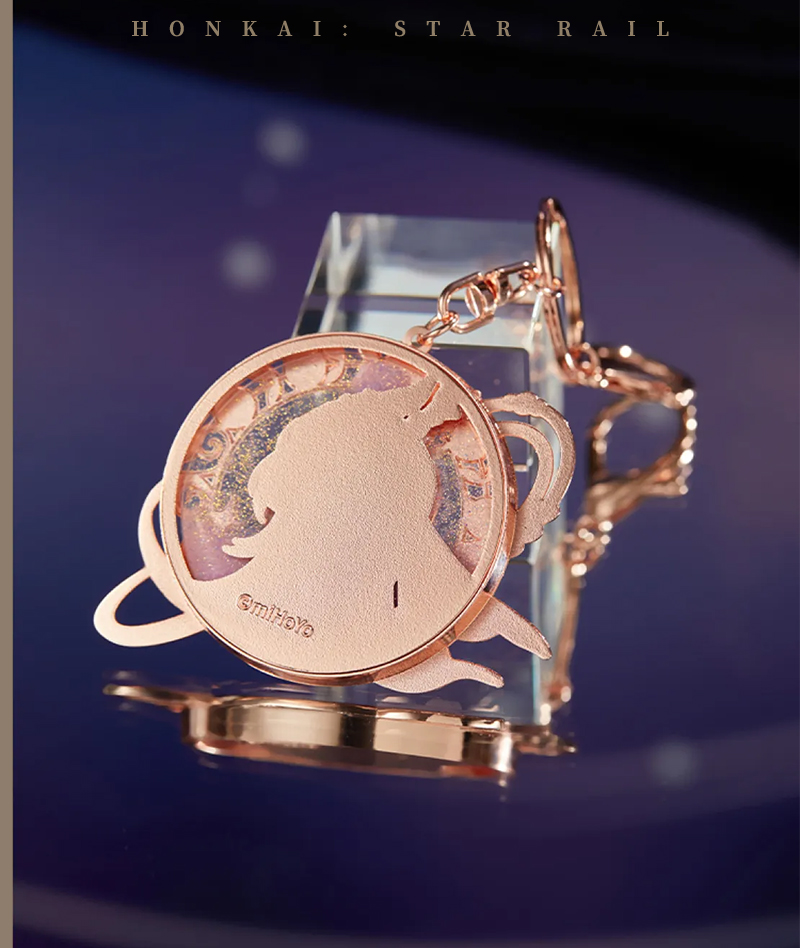 [Official Merch] Honkai: Star Rail Cyrene Impression Quicksand Metal Keychain