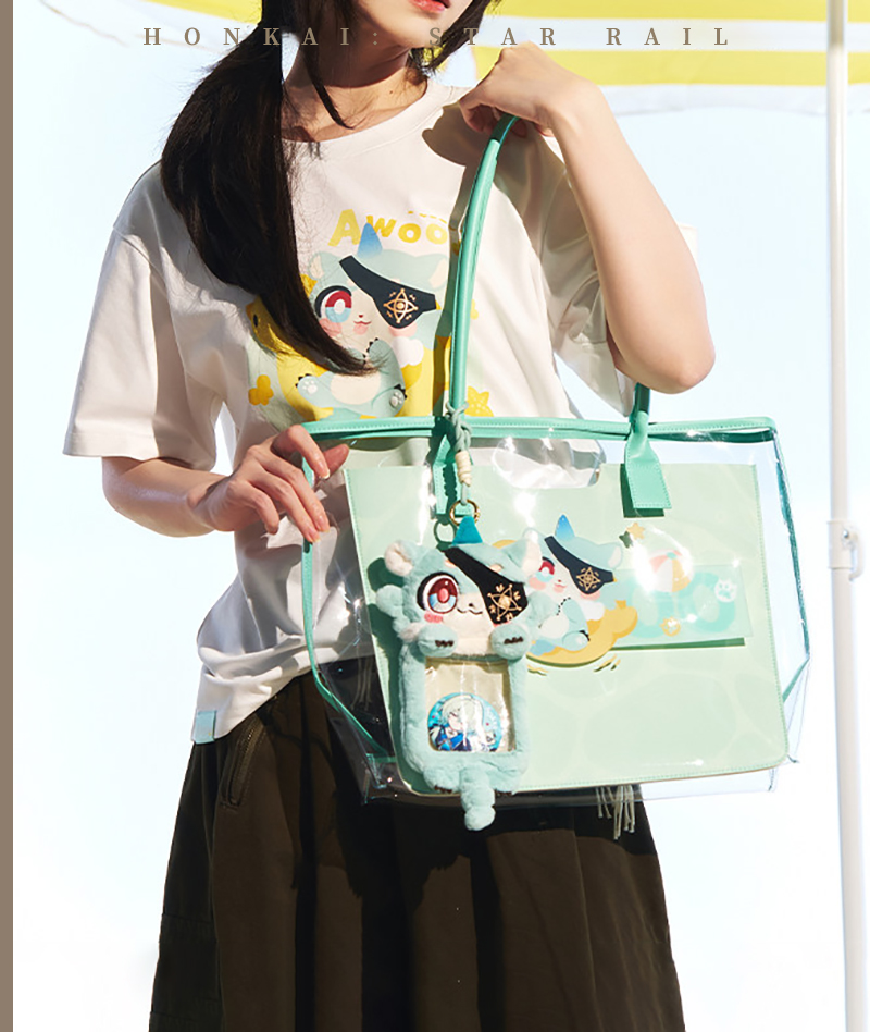 [Copy][Copy][Official Merch]  Honkai: Star Rail  Awooo Series Chimera Jelly Tote Bag