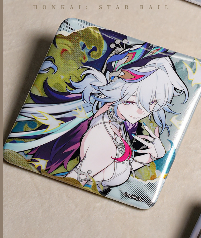 [Official Merch] Honkai: Star Rail Aha Universe Series Square Badge