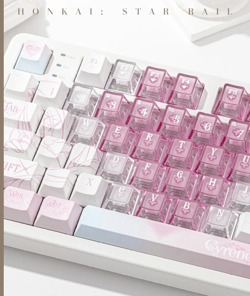[Official Merch] HSR Cyrene RGB Mechanical Keyboard "Ripple of the Past"