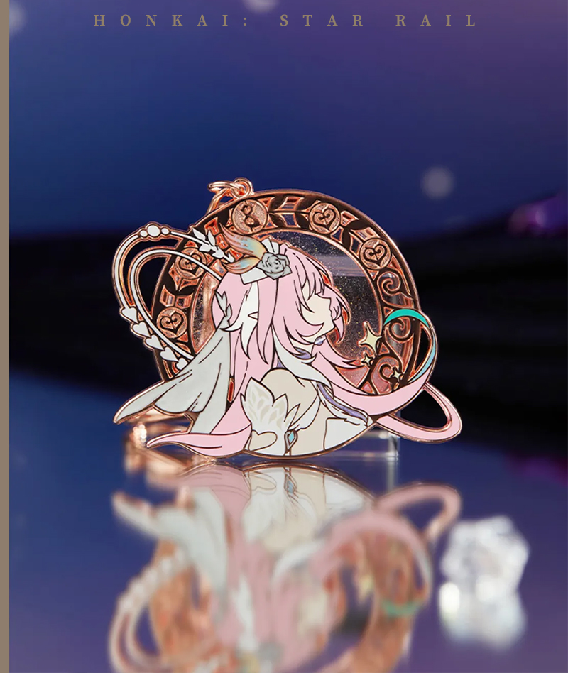 [Official Merch] Honkai: Star Rail Cyrene Impression Quicksand Metal Keychain