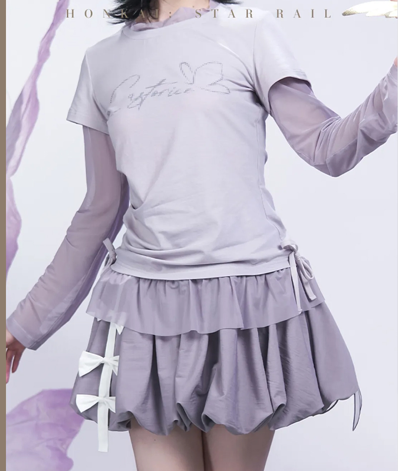 [Official Merch] Honkai Star Rail Castorice Impression Bubble Skirt