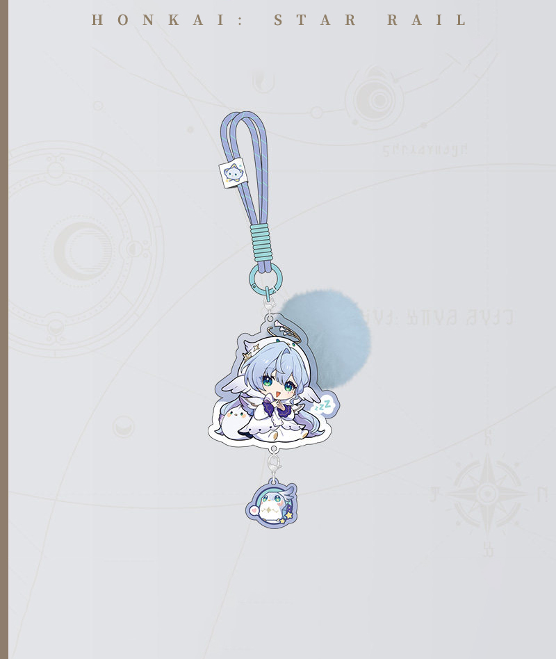 [Official Merch] Honkai: Star Rail Chibi Keychains - Girls Dormitory Series
