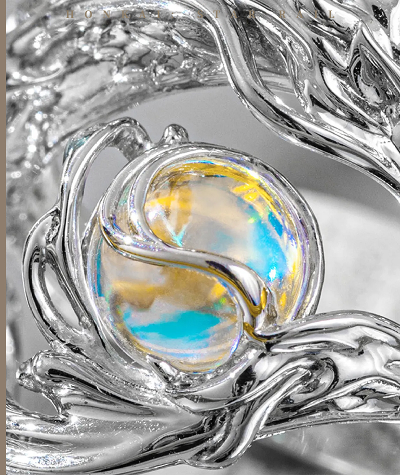 [Official Merch] Honkai: Star Rail Dan Heng • Imbibitor Lunae Impression Ring — Galaxy Star Series