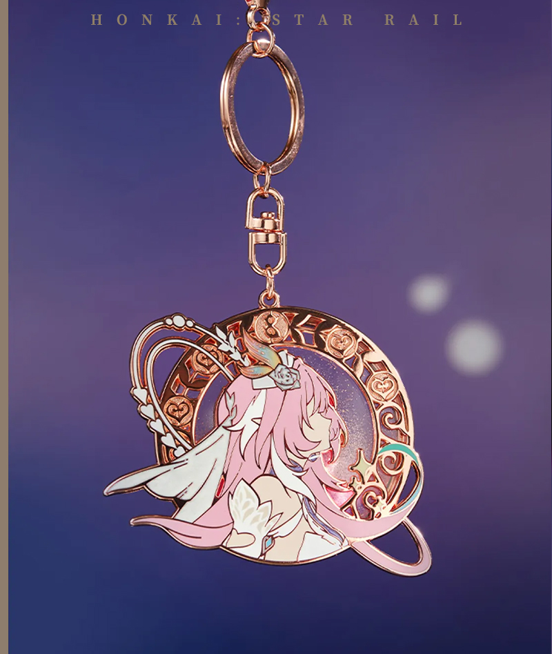 [Official Merch] Honkai: Star Rail Cyrene Impression Quicksand Metal Keychain