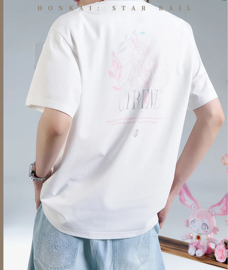[Official Merch] Honkai: Star Rail Cyrene Impression Apparel T-Shirt