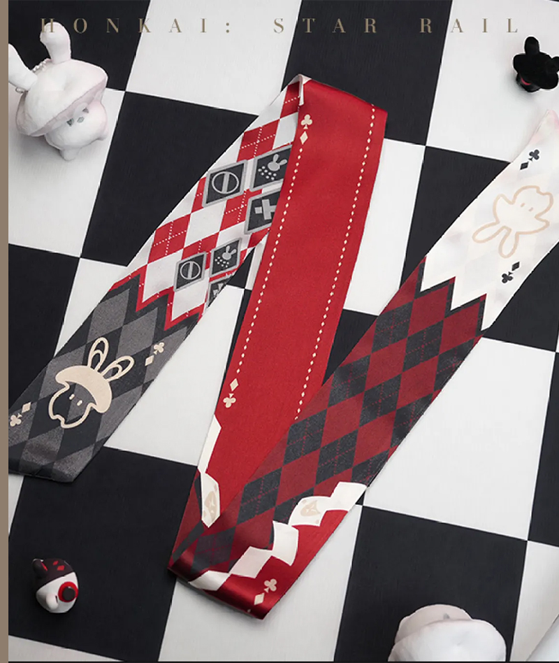 [Official Merch] HSR Character Impression Series Mulberry Silk Scarf Set - Sparxie Ver.