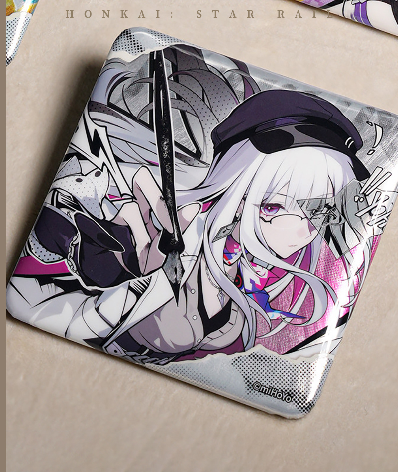 [Official Merch] Honkai: Star Rail Aha Universe Series Square Badge