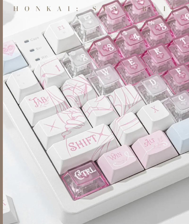 [Official Merch] HSR Cyrene RGB Mechanical Keyboard "Ripple of the Past"