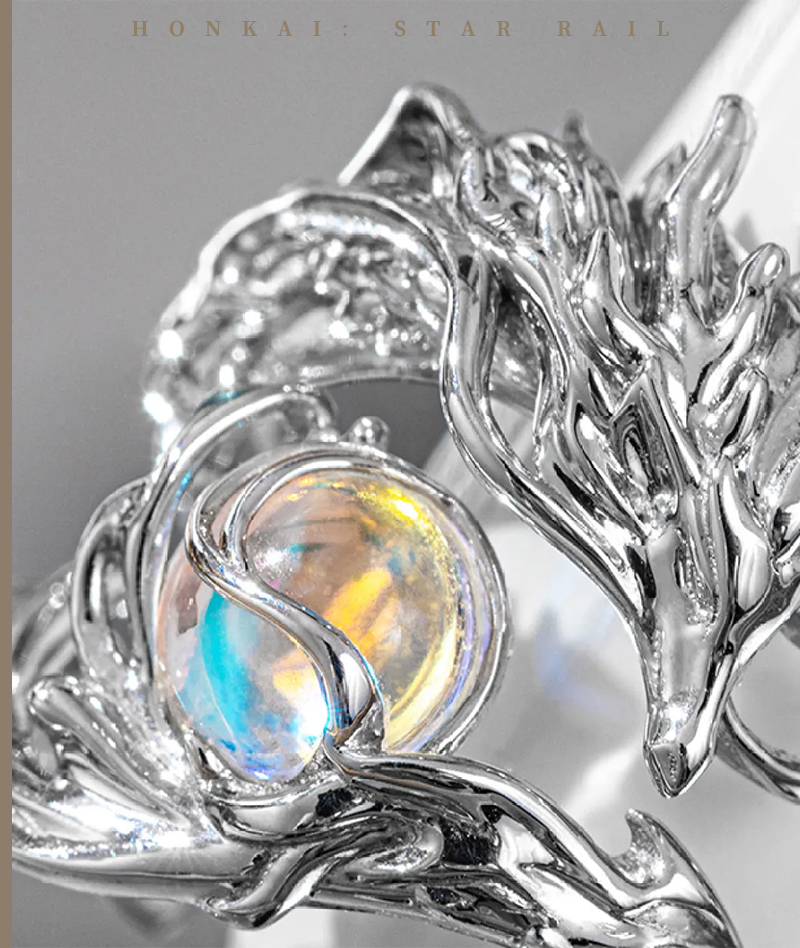 [Official Merch] Honkai: Star Rail Dan Heng • Imbibitor Lunae Impression Ring — Galaxy Star Series