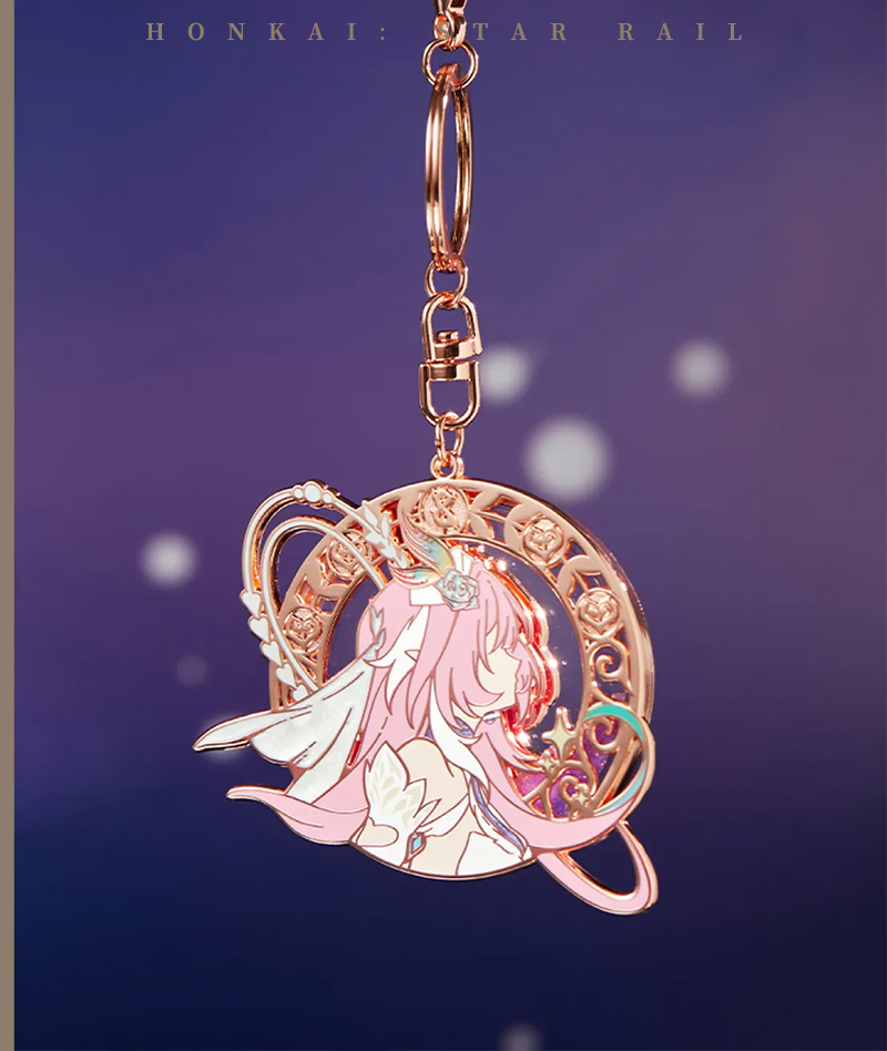 [Official Merch] Honkai: Star Rail Cyrene Impression Quicksand Metal Keychain