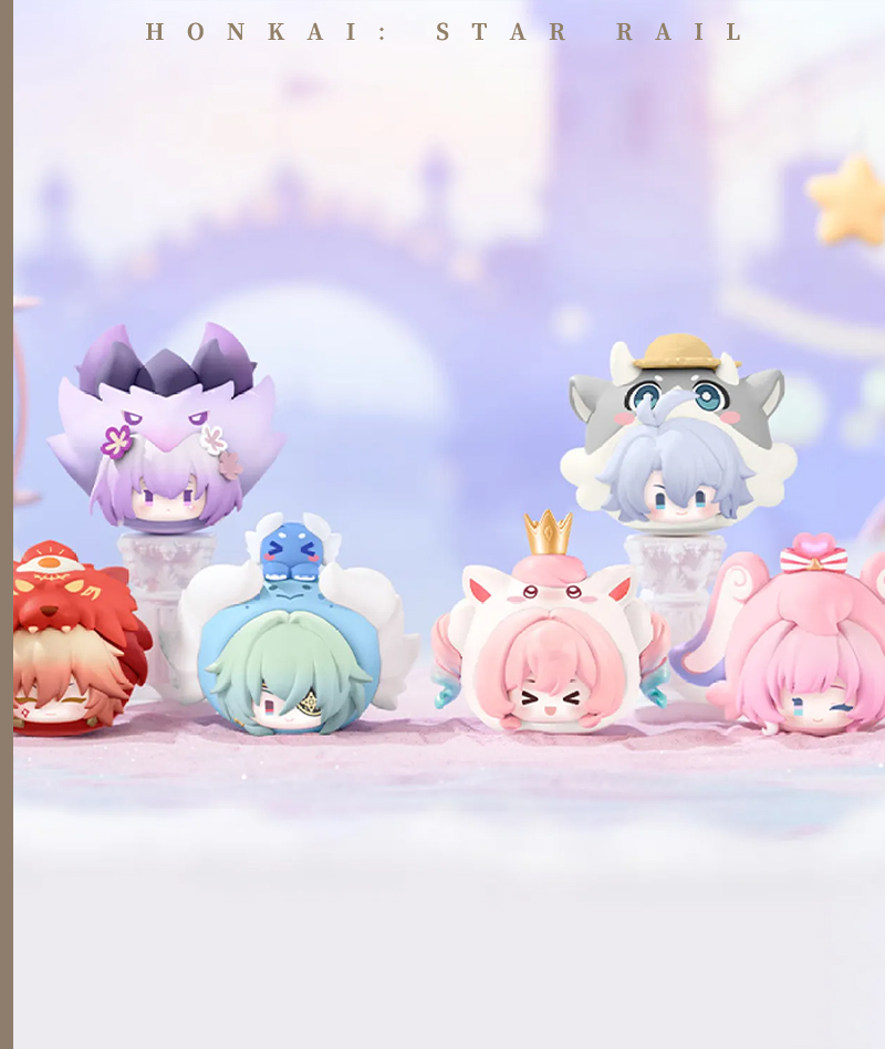[Official Merch] HSR Roly-Poly Wobbler Blind Box Figures Cosmic Amusement Park