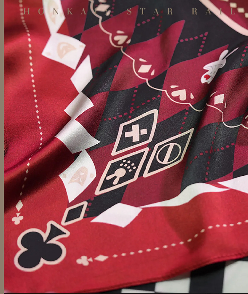 [Official Merch] HSR Character Impression Series Mulberry Silk Scarf Set - Sparxie Ver.