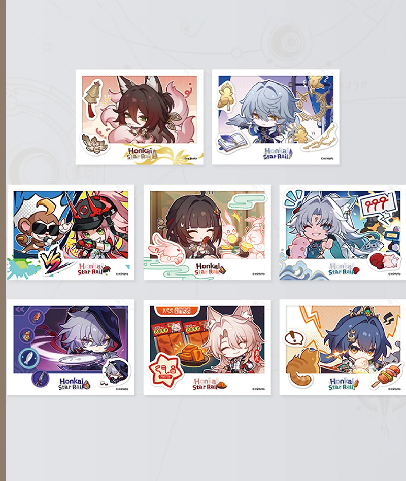 [Copy][Official Merch] HSR Pom-Pom Photo Album Series Polaroid-Style Cards Vol. 4