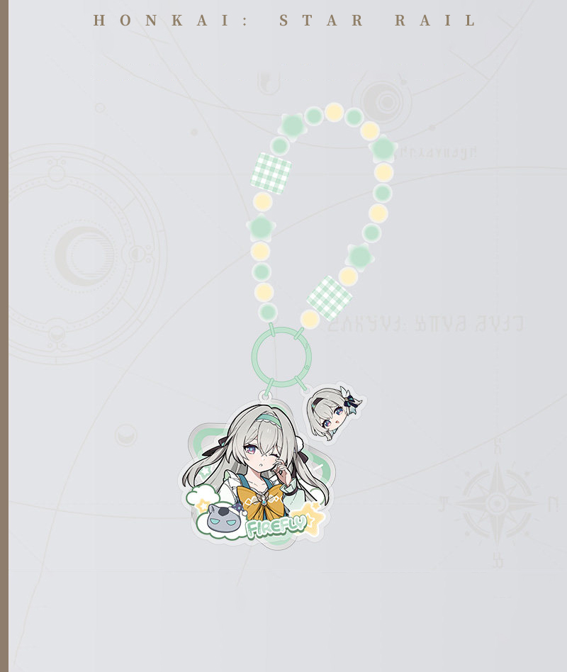 [Copy][Official Merch] Honkai: Star Rail Keychains - Girls Dormitory Series