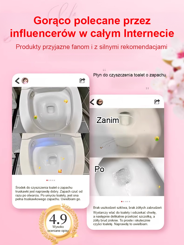 [99,9% przeciwbakteryjne] Wielofunkcyjna pianka 500ml: Usuwa zabrudzenia, neutralizuje zapachy