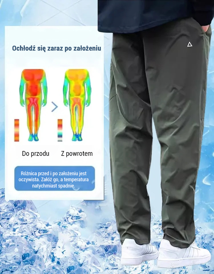 【Oddychające i wodoodporne】funkcyjne szybkoschnące spodnie robocze męskie z trójkątnymi wstawkami