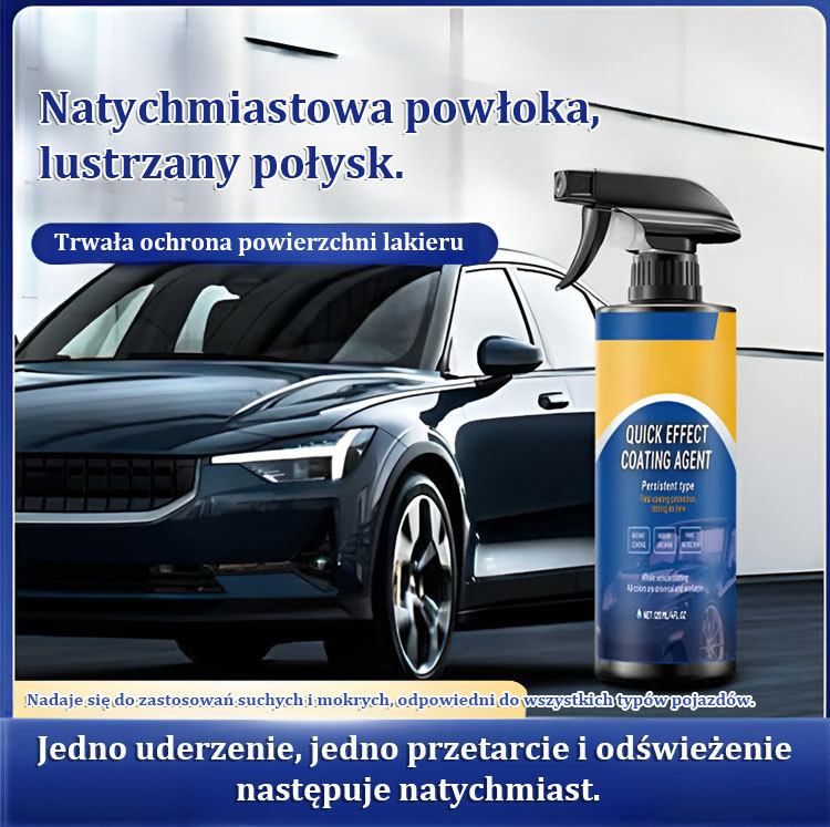 【5% zniżki ostatniego dnia】 Spray do szybkiego powlekania samochodu