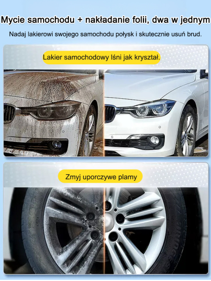 Spray do renowacji, pielęgnacji i woskowania samochodu