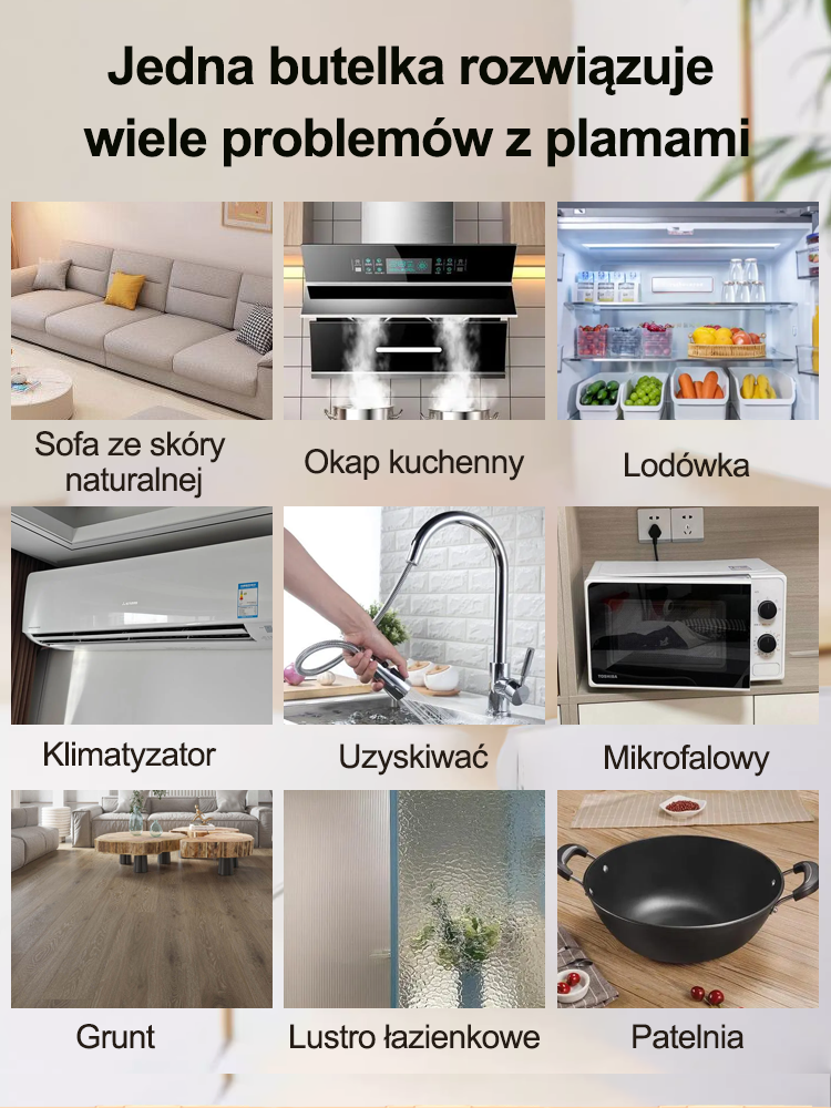 【Bezpieczny naturalny olej】Silny środek czyszczący - łatwo ulega uszkodzeniu