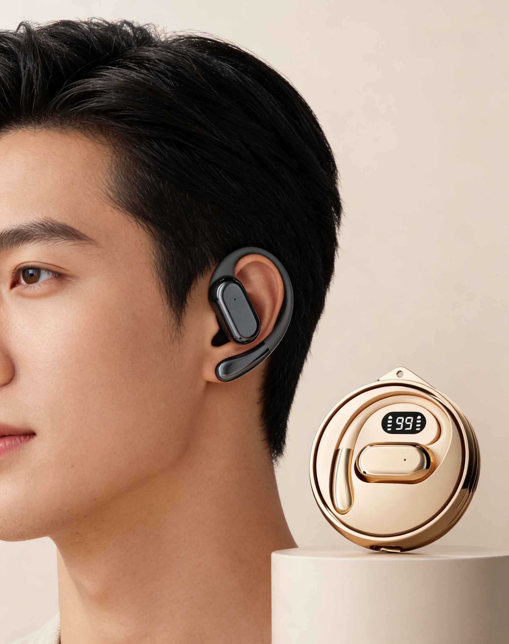 Rychlá Bluetooth inteligentní sluchátka pro překlad 144 jazyků