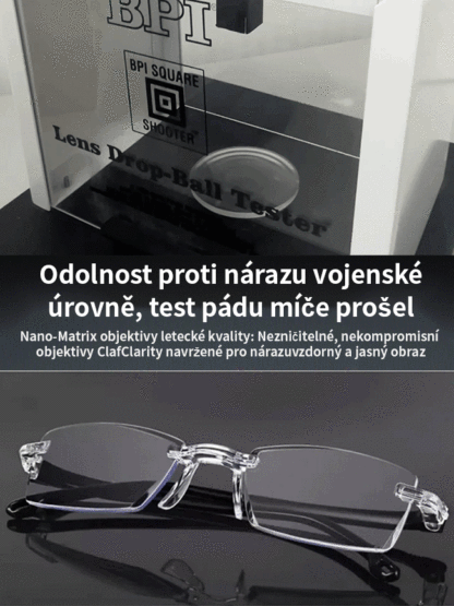 SL-Brýle na čtení měnící barvu proti modrému světlu