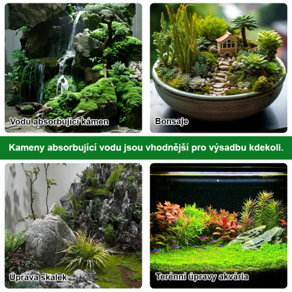 【Ultra rychlý růst】Celoroční absorpční kamenná bonsajová umělá horská travní semena