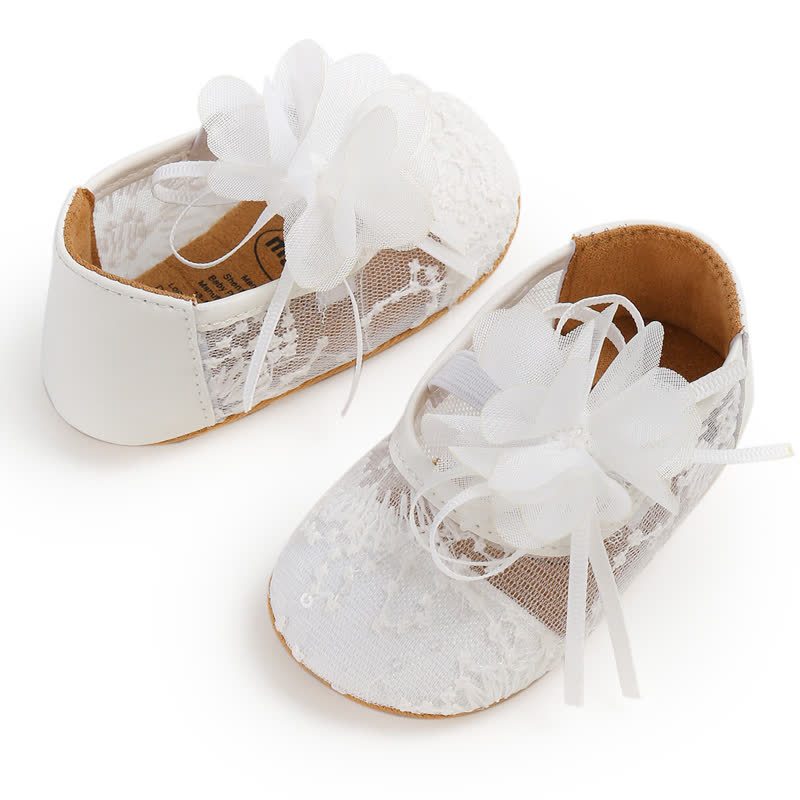 Solid Rosette Round Toe Flats - image 9