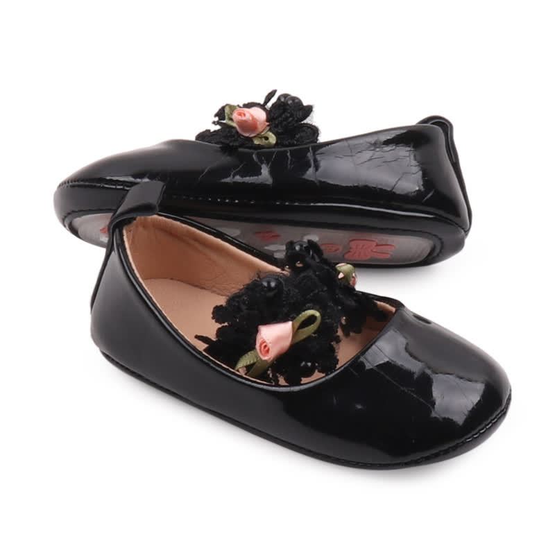 Solid Rosette Round Toe Mary Janes - image 19