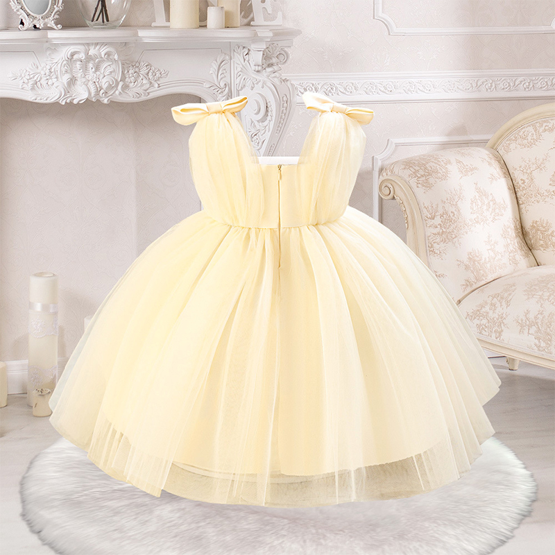 Mesh Bow Sleeveless Midi Dresses - image 10