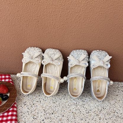 Solid Rhinestones Round Toe Flats  - image 10