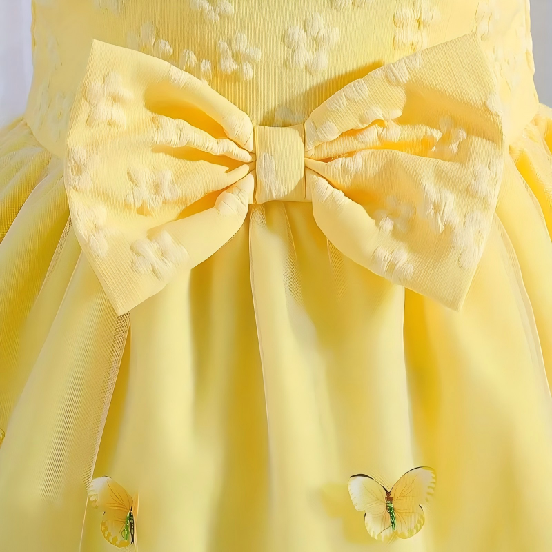 Mesh Bow Sleeveless Midi Dresses - image 13