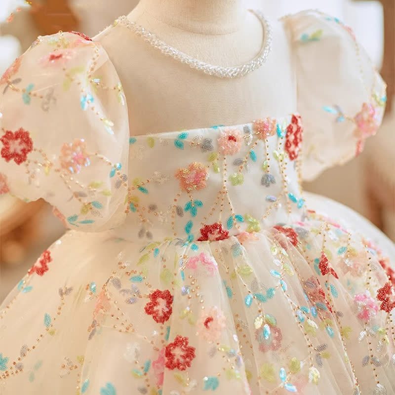 Mesh Panel Short Sleeve Midi Dresses - image 5