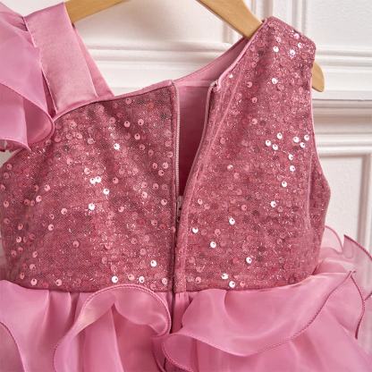 Sequins & Organza Bow Sleeveless Maxi Dresses - image 9