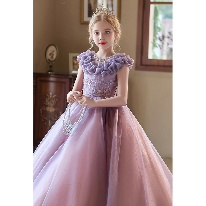 Chemical Fiber Blend Embroidery Sleeveless Maxi Dresses - image 4