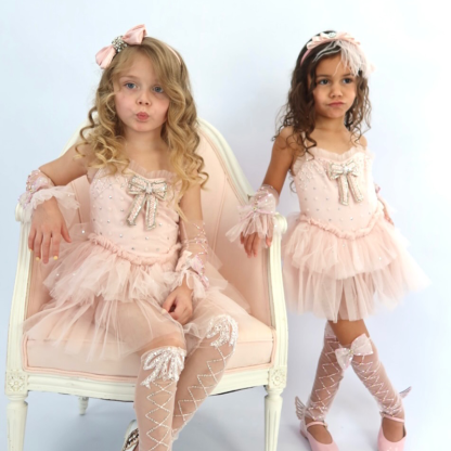 Mesh Bow Hot Drilling Sleeveless Short Dresses - image 3