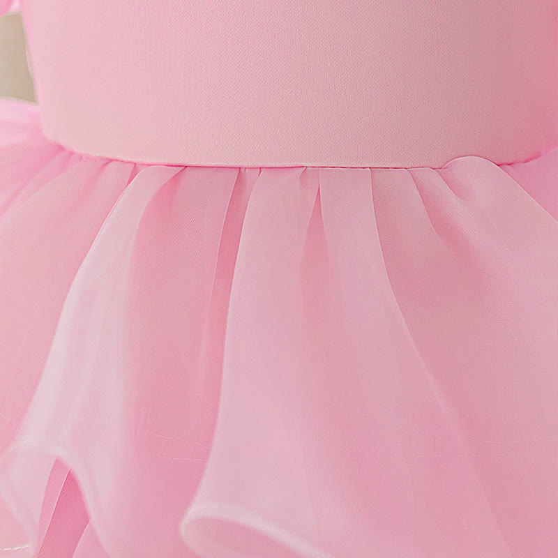 [Archive Sale] Mesh Bow Short Sleeve Maxi Dresses - image 6