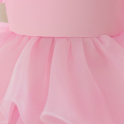 [Archive Sale] Mesh Bow Short Sleeve Maxi Dresses - image 6